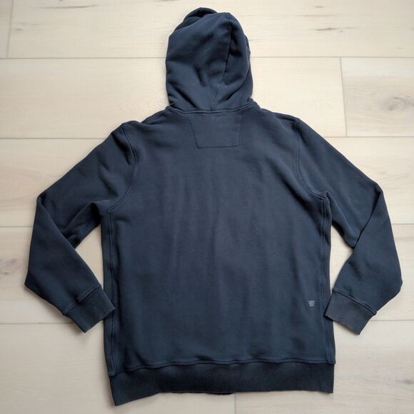 Mack Weldon Ace Hoodie Mens Large Full Zip Navy Blue Stretch Soft Sweatshirt - Picture 4 of 10